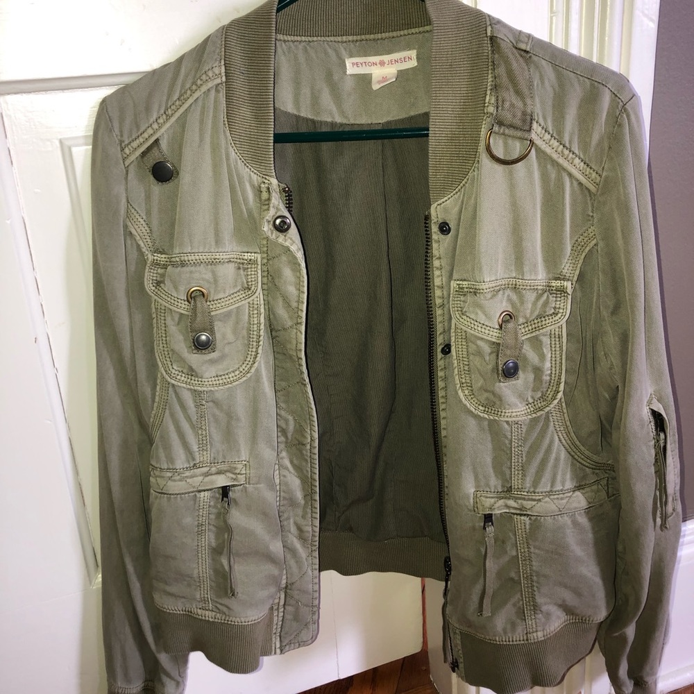 Peyton Jenson Army Green Jacket